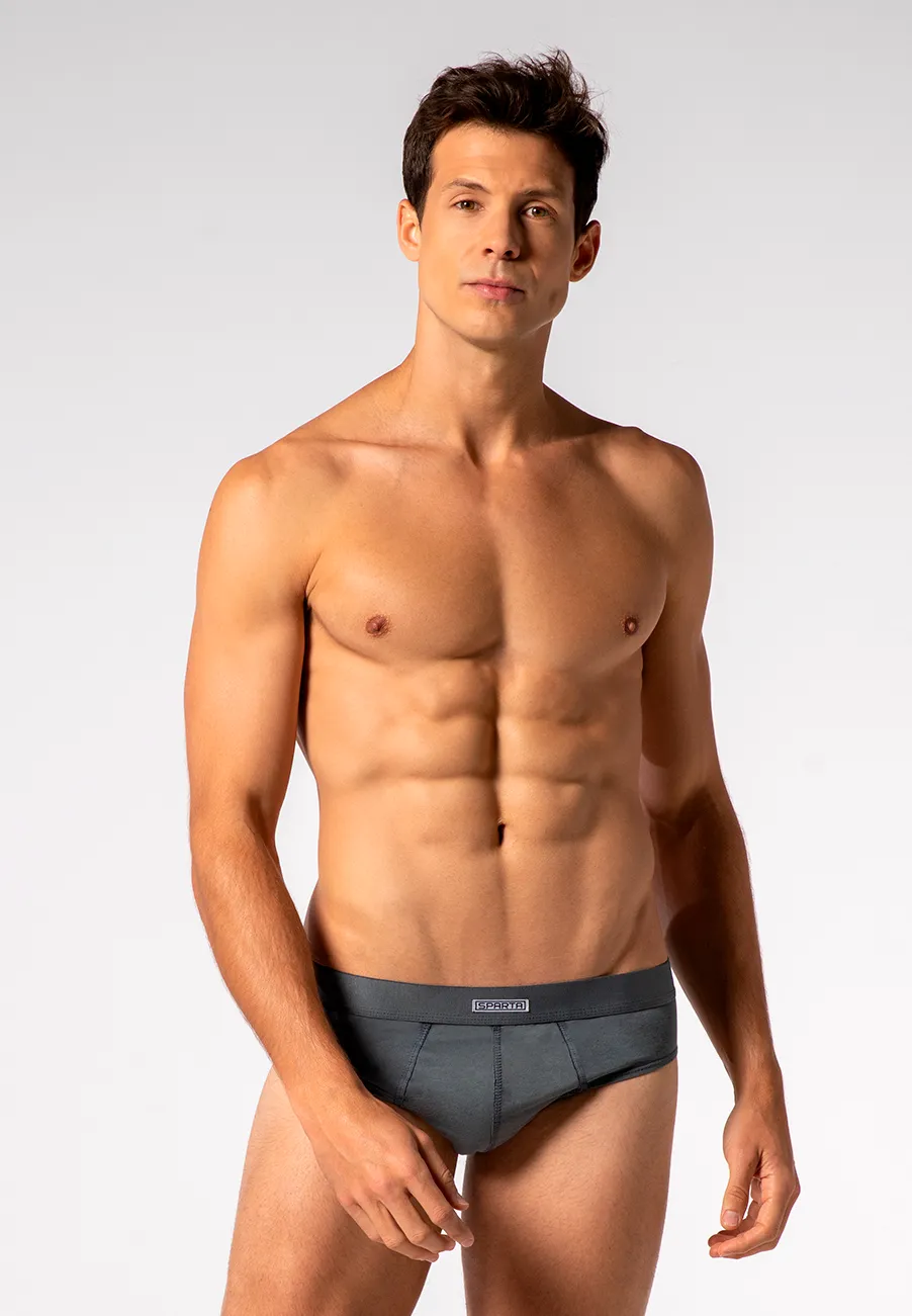 Kit Cueca Slip Algodão Elástico Liso