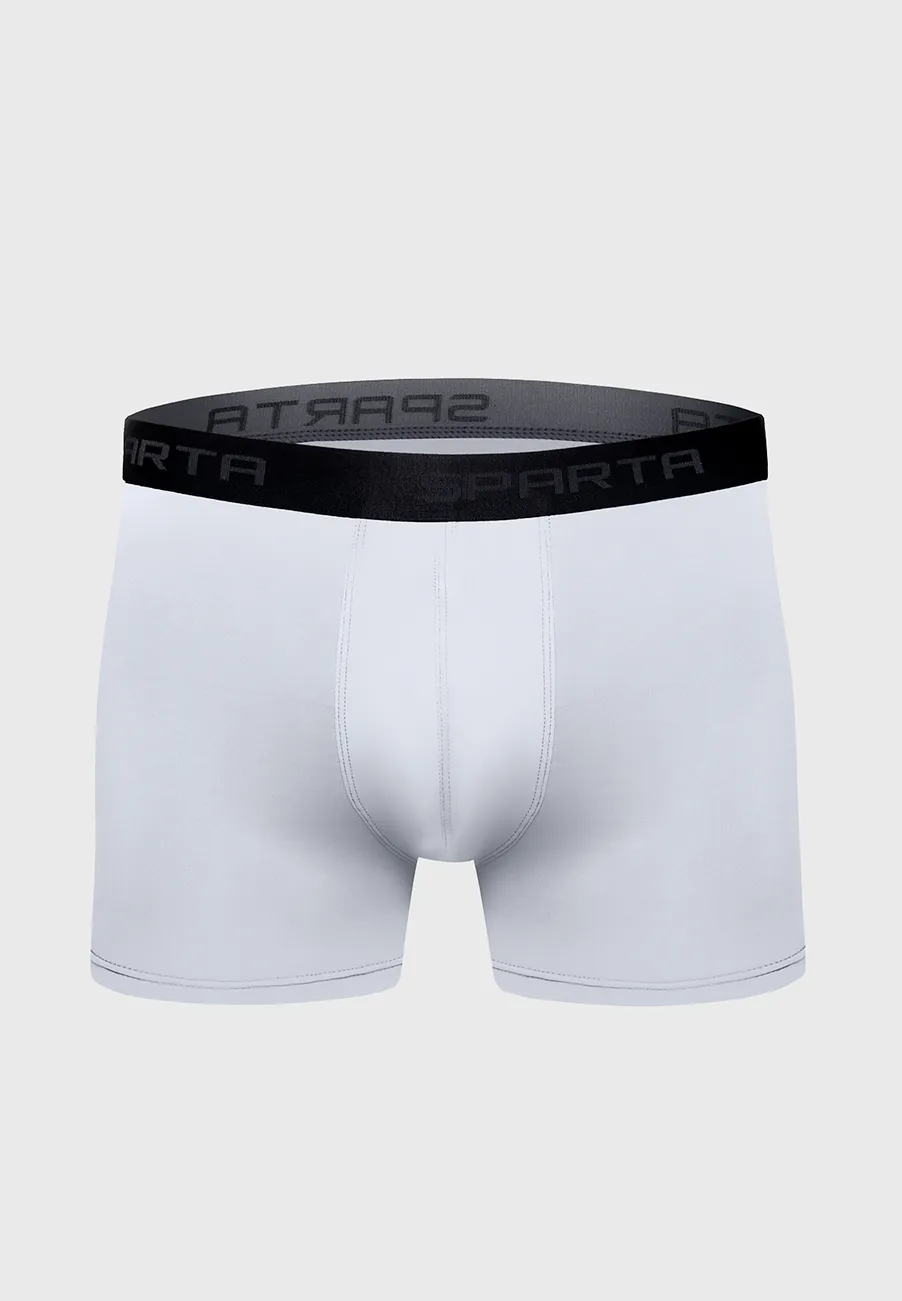 Cueca Branca Boxer Microfibra Básica