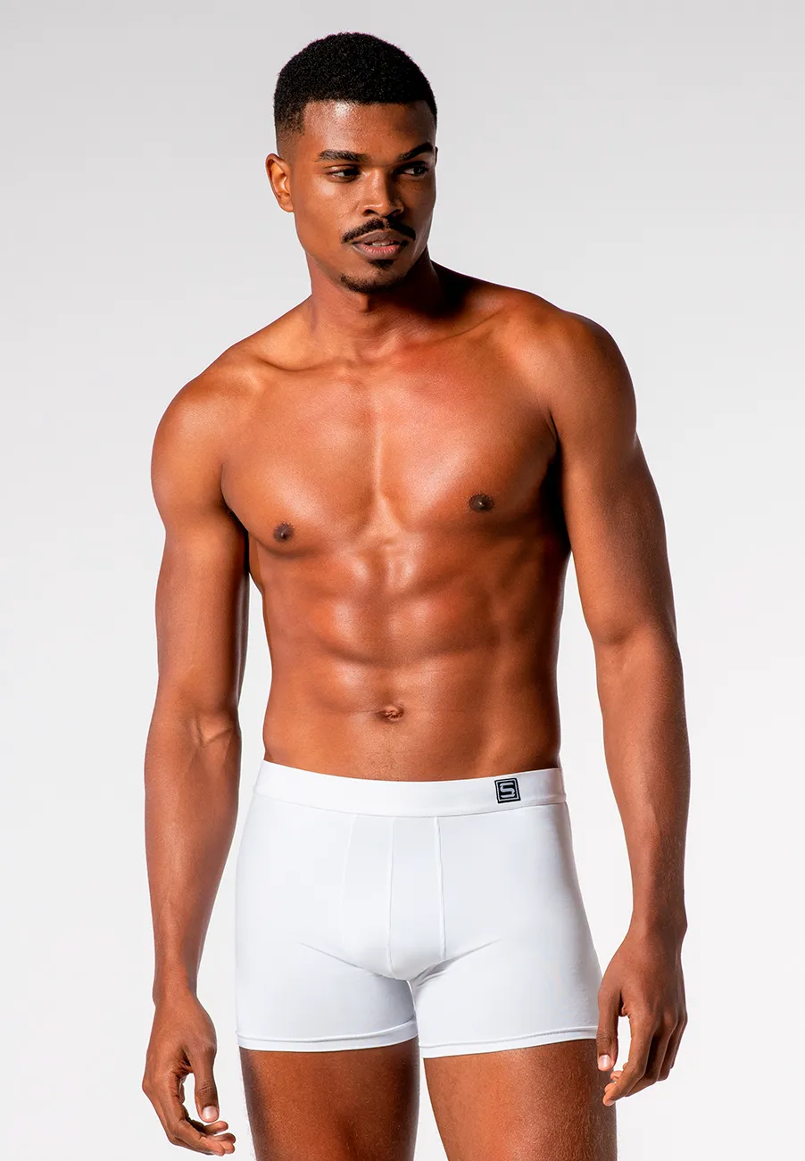 cueca boxer microfibra elástico liso sparta